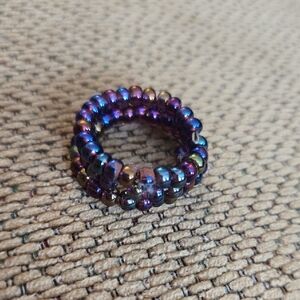 Adjustable Beaded Ring - EUC